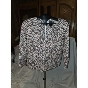 Boden Size 2 Button Up Floral Blouse. Academia, Y2K, Cottagecore, Lagonlook,